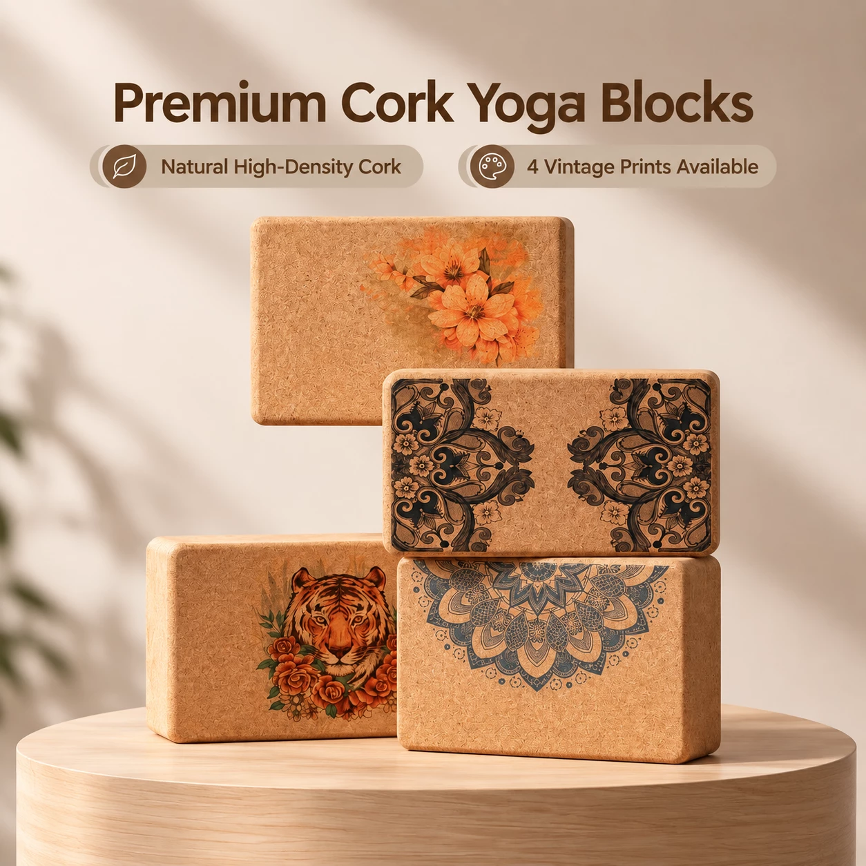Private Label Yoga Block Manufacturer, Bulk Yoga Block Supplier, Cork Yoga Brick Wholesale