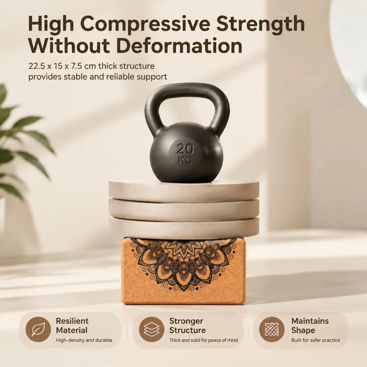 Private Label Yoga Block Manufacturer, Bulk Yoga Block Supplier, Cork Yoga Brick Wholesale