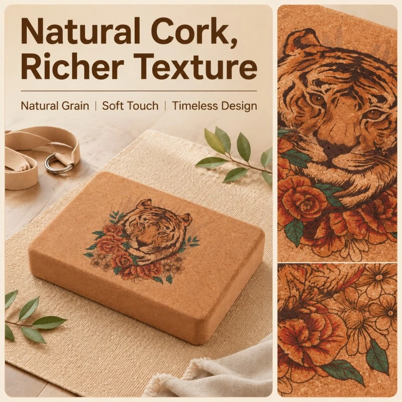 Private Label Yoga Block Manufacturer, Bulk Yoga Block Supplier, Cork Yoga Brick Wholesale
